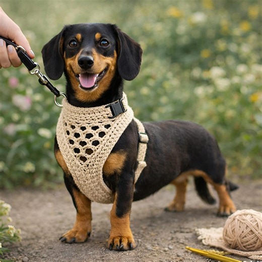 Crochet Dog Harness Pattern, Easy Beginner Small Pet Vest (2PDF Download) - Etsy