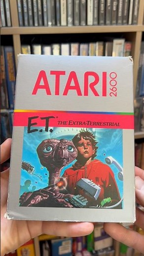 ‘E.T. the Extra-Terrestrial’ - Atari 2600 (1982) 👽🚲#retrogaming #et #atari #atari2600