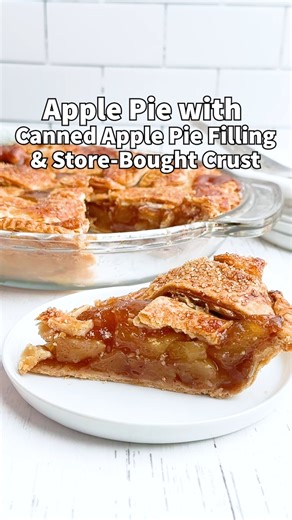4.3K views · 25 shares | Apple Pie with Canned Apple Pie Filling and store-bought crust (and a few tricks!) is so easy, beautiful, and delicious you'll be proud to share it this Thanksgiving. https://midwesternhomelife.com/canned-apple-pie-recipe/ #thanksgivingpies #cannedapplepiefilling #easyapplepie #storeboughtpiecrust | Midwestern HomeLife | Facebook