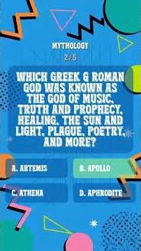 Mythology Quiz: Test Your Knowledge