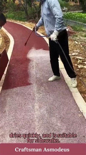 Colored road paint #Various process operations