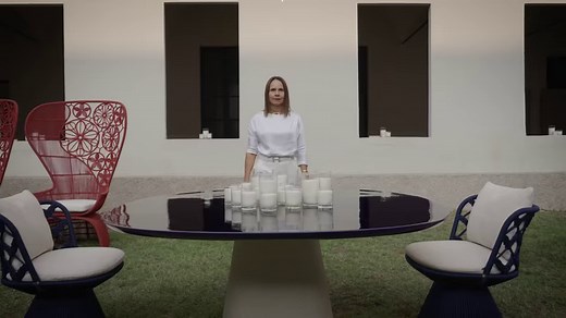 A fresh interpretation of iconic designs. B&B Italia and Monica Armani present Allure O’ Outdoor table and Flair O' Outdoor chair in their new edition. #bebitalia #design #Marrakesh #Morocco #OutdoorCollection #OutdoorFurniture | B&B Italia