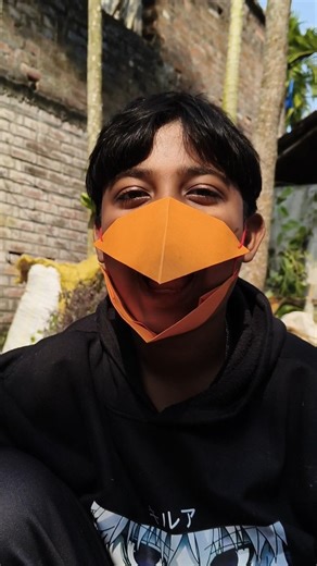 Easy Paper Bird Beak Mask #diy #artandcraft ##papercraft #birds #musk #birds #short #youtubeshorts