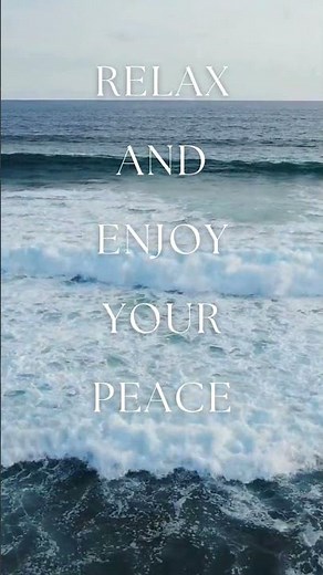 Feeling stressed? Take a 15-second break. 🎧 Relax and get ocean freshness