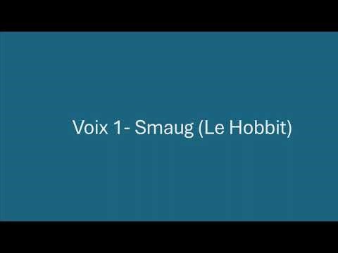 Voix 1-Smaug le dragon (Le Hobbit)