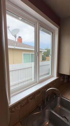 Lalo Ramirez on Instagram: "Retro fit window install. #viralreels #construction #restoration #viralvideos #remodeling #bathroom #window #windows #window #tiledesign #shower #retrofit"