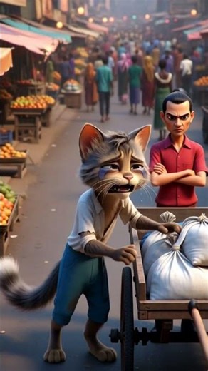 தங்கைக்காக போராடும் அண்ணன்😔 #animatedtamilstory #kidsanimation