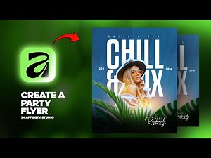 DESIGN A CHILL AND MIX FLYER IN AFFINITY