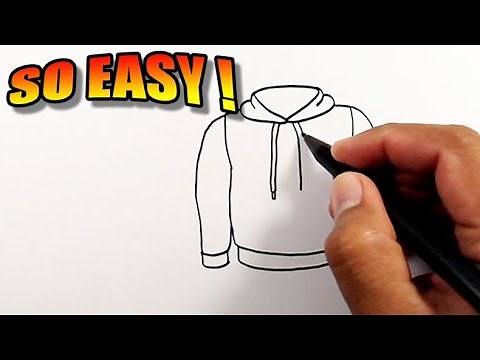 How to draw a hoodie easy | Easy Drawings