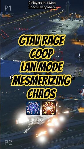 GTA V LAN Co-op: Turning the Military Base into a Firework Festival #gtav #coopgaming #coop #gaming