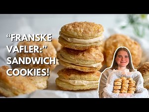 How to Make the Best Autumn Sandwich Cookie: Salted Caramel and Cinnamon "Franske Vafler!"