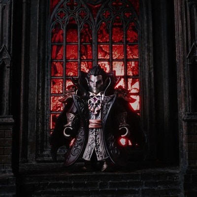 Crimson Vampire Figurine, Magnetic Metal Figure, Gothic Spooky Gifts | eBay