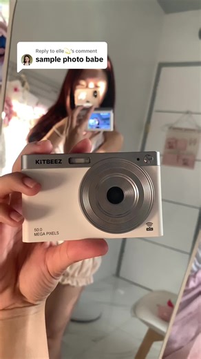 Replying to @elle💫 this digicam is everything !! I'm so obsessed... This is from @KiTBEEZ PH Global #kitbeez #kitbeezcamera #digicam #digitalcamera #vintage #aesthetic #camera #kf1 #fyp #girlblogger