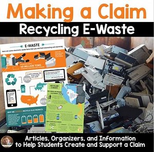 Recycling E-Waste Opinion Writing Project | Earth Day Persuasive Writing