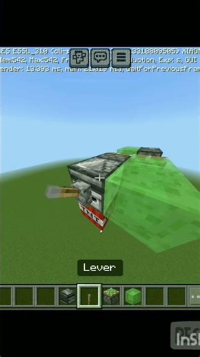 I make flying machine #minecraft #shortsfeed