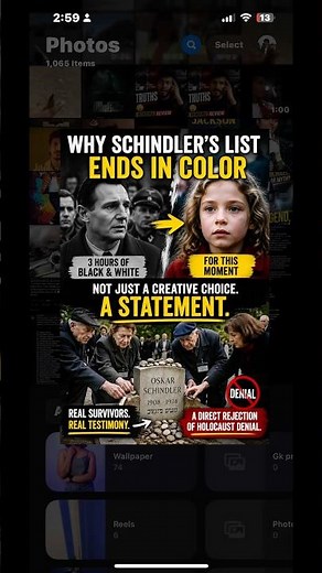 Schindler's List: How Spielberg's Ending Transforms Fiction into Historical Truth