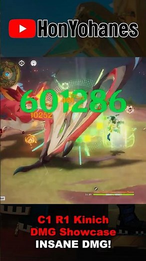 C1 R1 KINICH INSANE DAMAGE SHOWCASE #kinich #genshinimpact #genshin #genshinedit #genshinimpactedit