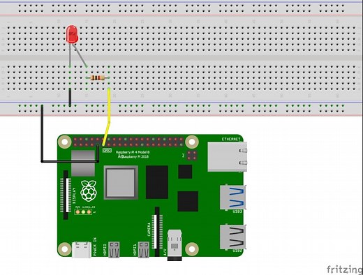 Control an LED with Raspberry Pi 4 and Python 3 - The Robotics Back-End