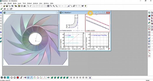 涡轮压气机设计Impeller Blade Using BladeGen-Ansys
