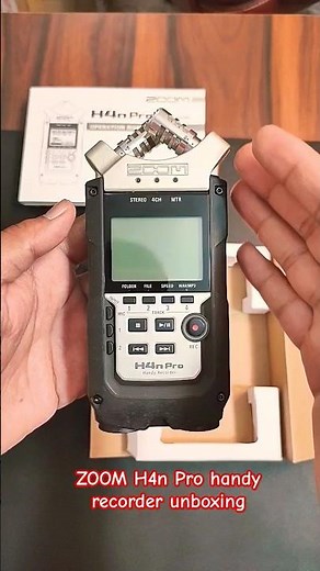 ZOOM H4n Pro handy recorder unboxing #zoom #zoomh4npro #zoomhandyrecorder #voicerecorder #h4npro
