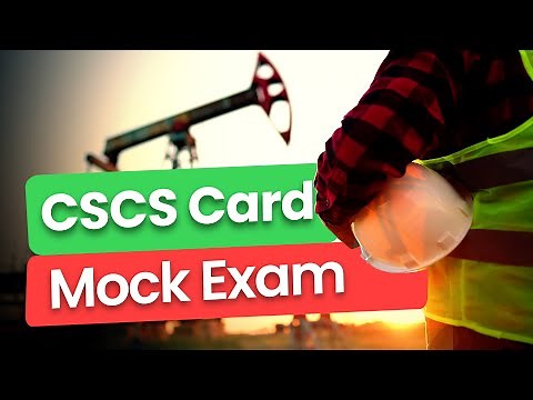 CSCS Card Mock Exam Questions 2026 | CSCS Labourer card Exam