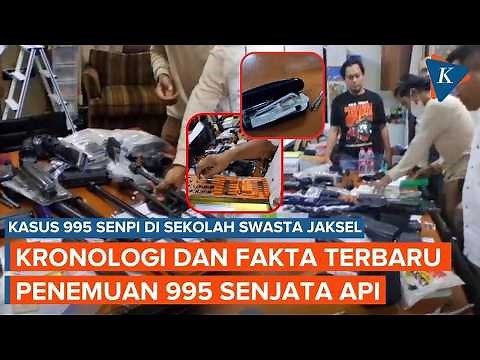 How Was the Warehouse Containing 995 Firearms at a Private School in South Jakarta Discovered?