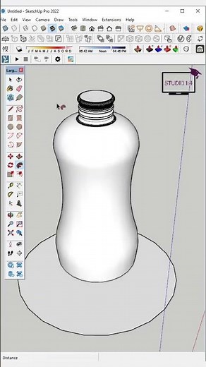 Water-Bottle Making Tricks. #sketchup Tricks #6 #sketchuponline #sketchup3d #sketchuppro2023 #3d