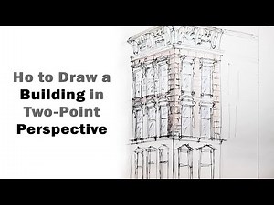 How to Draw Buildings in Two-Point Perspective Tutorial)