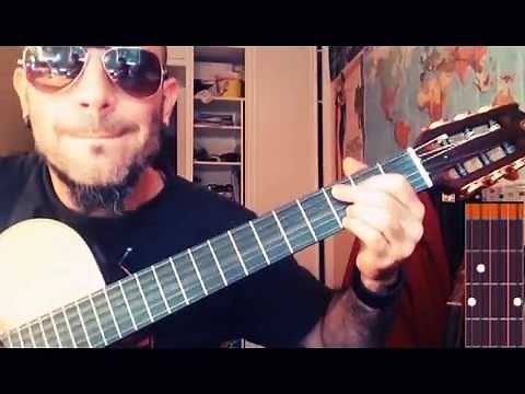 How to play THE GIRL FROM YESTERDAY on GUITAR; Karma Guitar