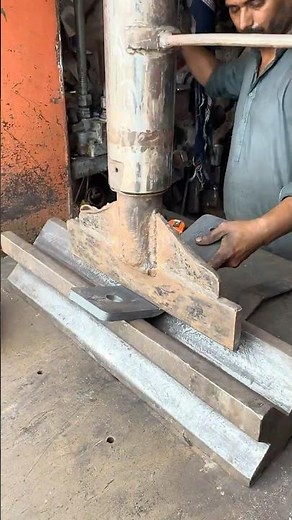 Hydraulic Press Machine Transform a Flat Metal Strip into a Strong Machine Part #hydraulicpress