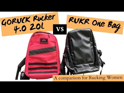 GORUCK Rucker 4.0 20L vs RUKR One Comparison