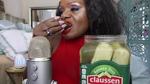 ASMR videos of woman snacking on pickles make her a viral sensation for stress relief