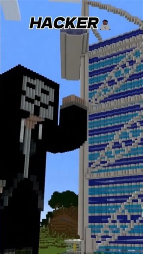 Minecraft NOOB vs PRO vs HACKER: MODERN SKYSCRAPER HOTEL - HOUSE BUILD CHALLENGE in Minecraft