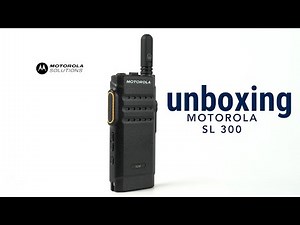 Unboxing the Motorola SL300 Two-Way Radio | Two Way Direct