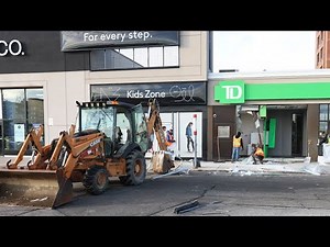 ATM WITHDRAWL: Thieves used a backhoe during a TD Bank smash and grab
