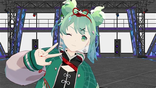 【MMD/初音ミク（ハオ）】Night dance