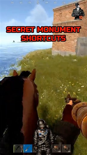 Skip the Puzzle at Train Yard With This Jump #rust #gaming #rustgameplay