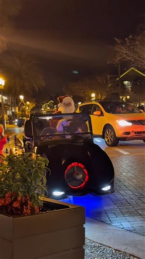 Batmobile Santa Spotted in The Villages, Florida!