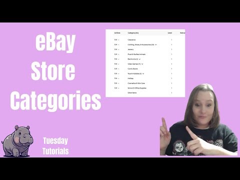 How to Set Up eBay Categories and Add Listings to Them