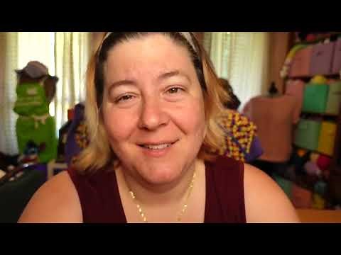 Giant cone of purple yarn and NEONS