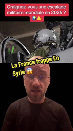 ALERTE : LA FRANCE BOMBARDE LA SYRIE 🇸🇾💥 Ça vient de tomber. Des frappes aériennes françaises ont détruit une position de Daesh près de Palmyre en Syrie. 🇸🇾🇫🇷 Officiellement : destruction d'un stock d'explosifs. 🌍 L'Engrenage Mondial : C'est chaud bouillant les amis. Entre le Venezuela, l'Ukraine, Gaza et maintenant le retour du front syrien... le monde est une poudrière. La France intensifie ses actions militaires. Sommes-nous au bord d'un conflit global ? #france #actu #info #armee