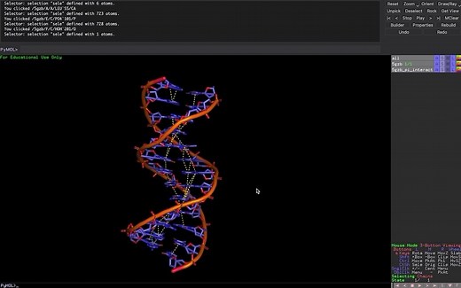 3. Pymol最简单生成pi-pi相互作用的方法