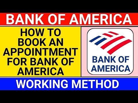 how to book an appointment for bank of america | bank of america appointment