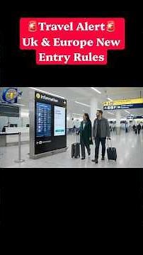 UK & EU Travel Rules 2026 ✈️ UK ETA + New EES Border Checks Explained