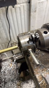 Some precisely sized threads on the end of 3/8” brass rods using the geometric die head. Once it’s set up it’ll cut the same length thread every time, it’s way waster than cutting threads with the dial! #make #maker #shop #fabricator #sculpture #makeeverything | Make Everything