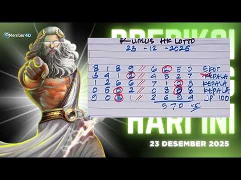 PREDIKSI HK LOTTO 23 DESEMBER 2025 | BOCORAN HONGKONG HARI INI | RUMUS KEPALA EKOR JITU