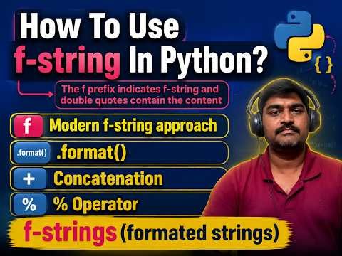 143. python f-strings | string formatting in python | | #python PART 143