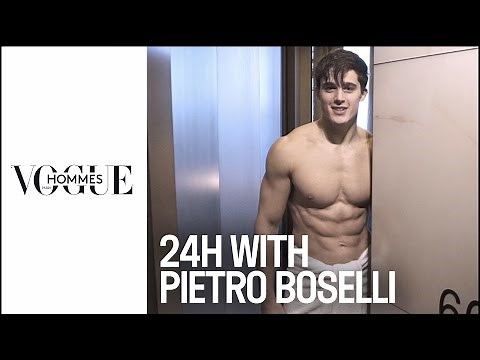 Pietro Boselli: 24 hours with the world's sexiest teacher and model at Fashion week | Vogue Hommes