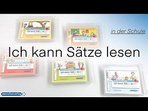 Ich kann Sätze lesen - Sina und Ole in der Schule