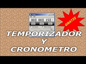 TEMPORIZADOR Y CRONOMETRO GRATIS , Descarga , Instalacion y Explicacion de uso